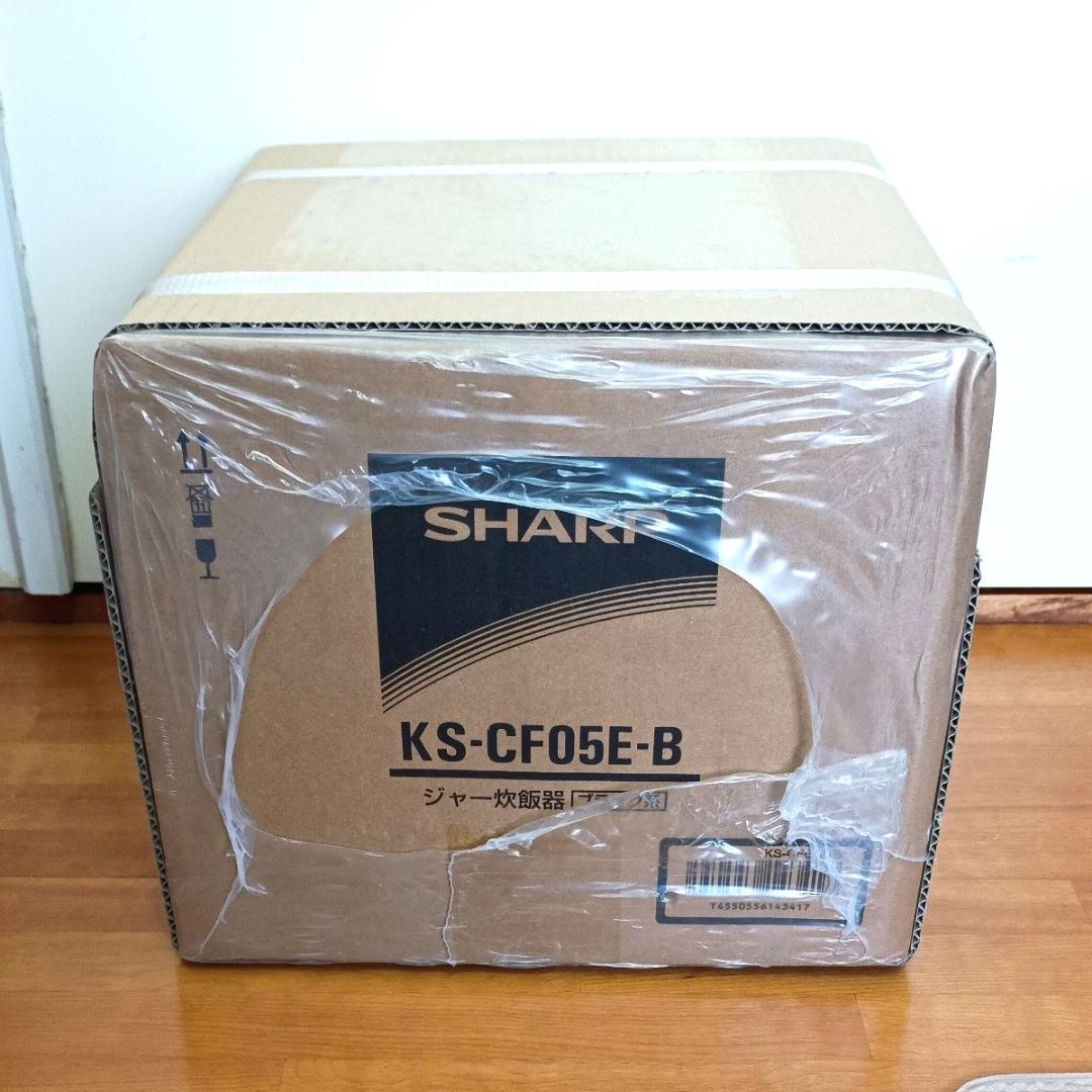 値下げ不可 新品 SHARP ジャー炊飯器 KS-CF05E-B ブラック 3合