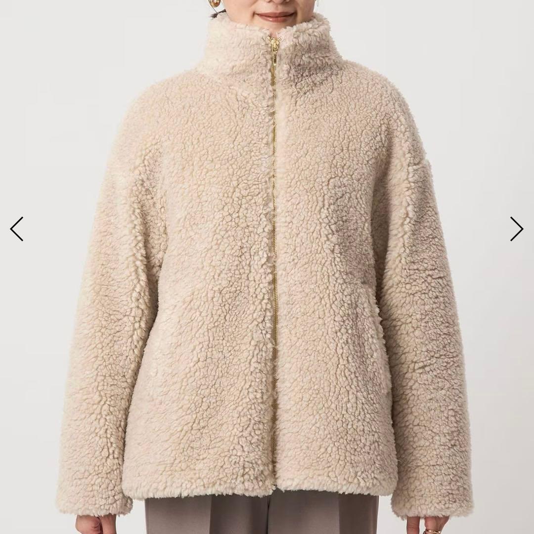 や*ま様 green label relaxing⭐︎ボアスタンドカラーブルゾン