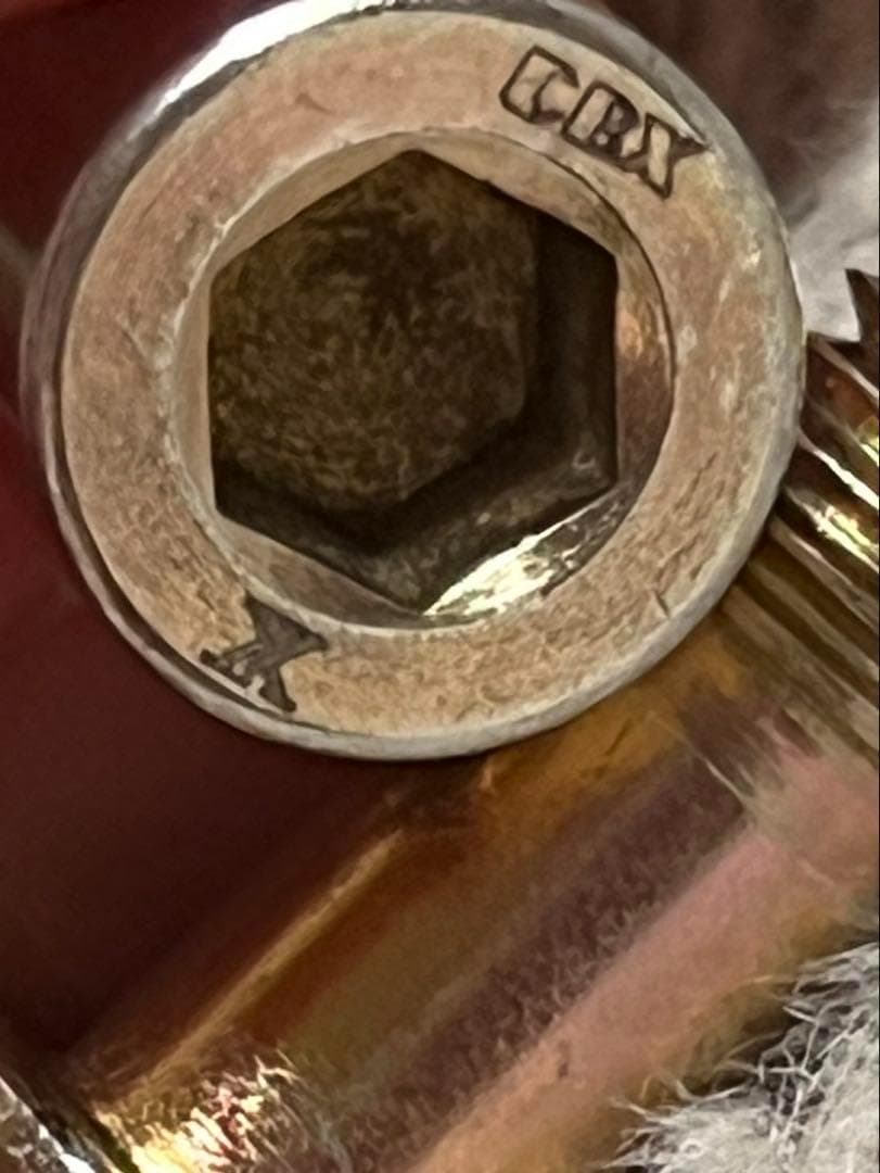 CBX400F CBX550F TRAC 特殊ボルト 4本セット CBX版 AB