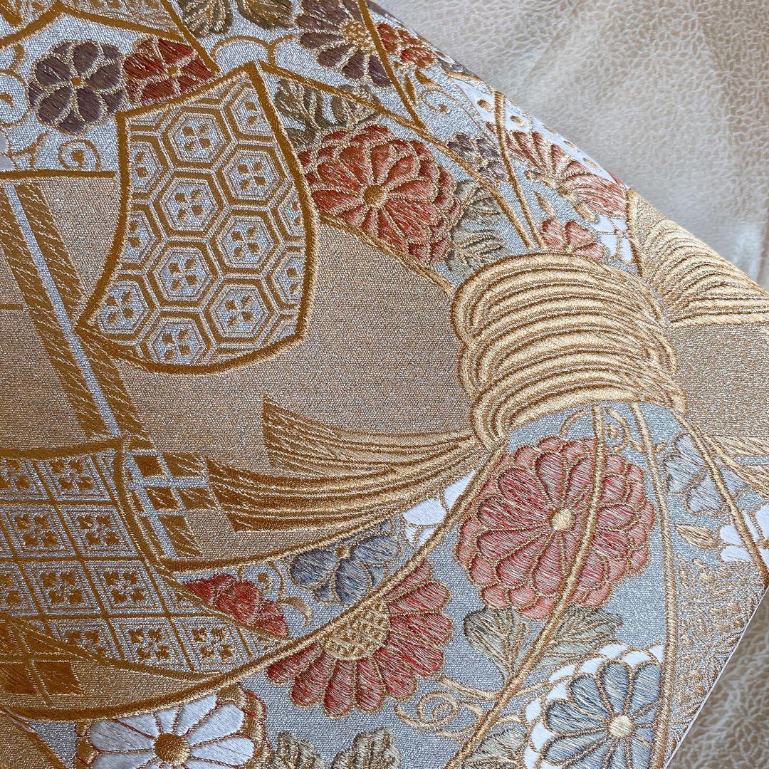 15％OFF SALE中❗️訪問着　フルセット　エ霞　鹿の子絞り　地紋　H5