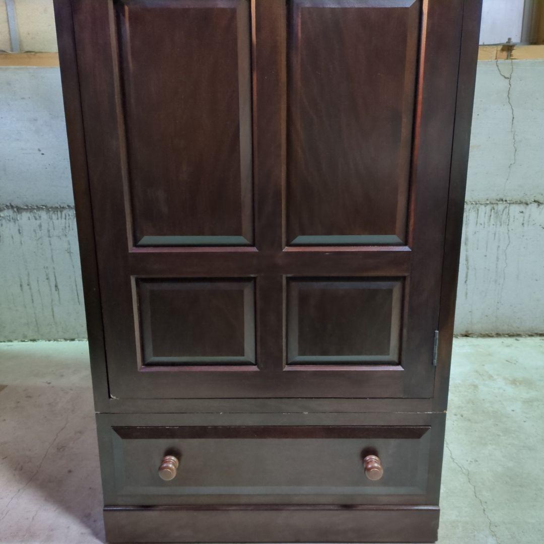 松本民芸家具　DⅡ型　レア　洋服タンス　スリム　無垢　箪笥　ワードローブ　和家具