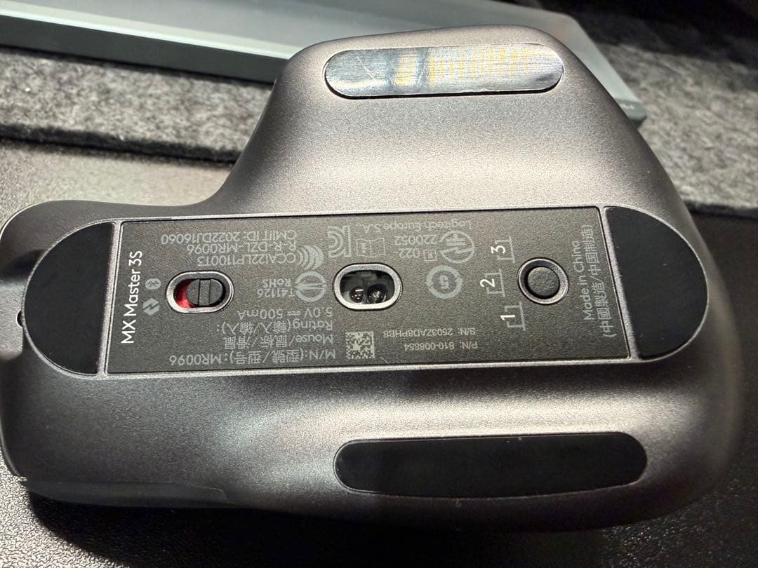 ロジクール MX MASTER3s アドバンスド ワイヤレス マウス本体