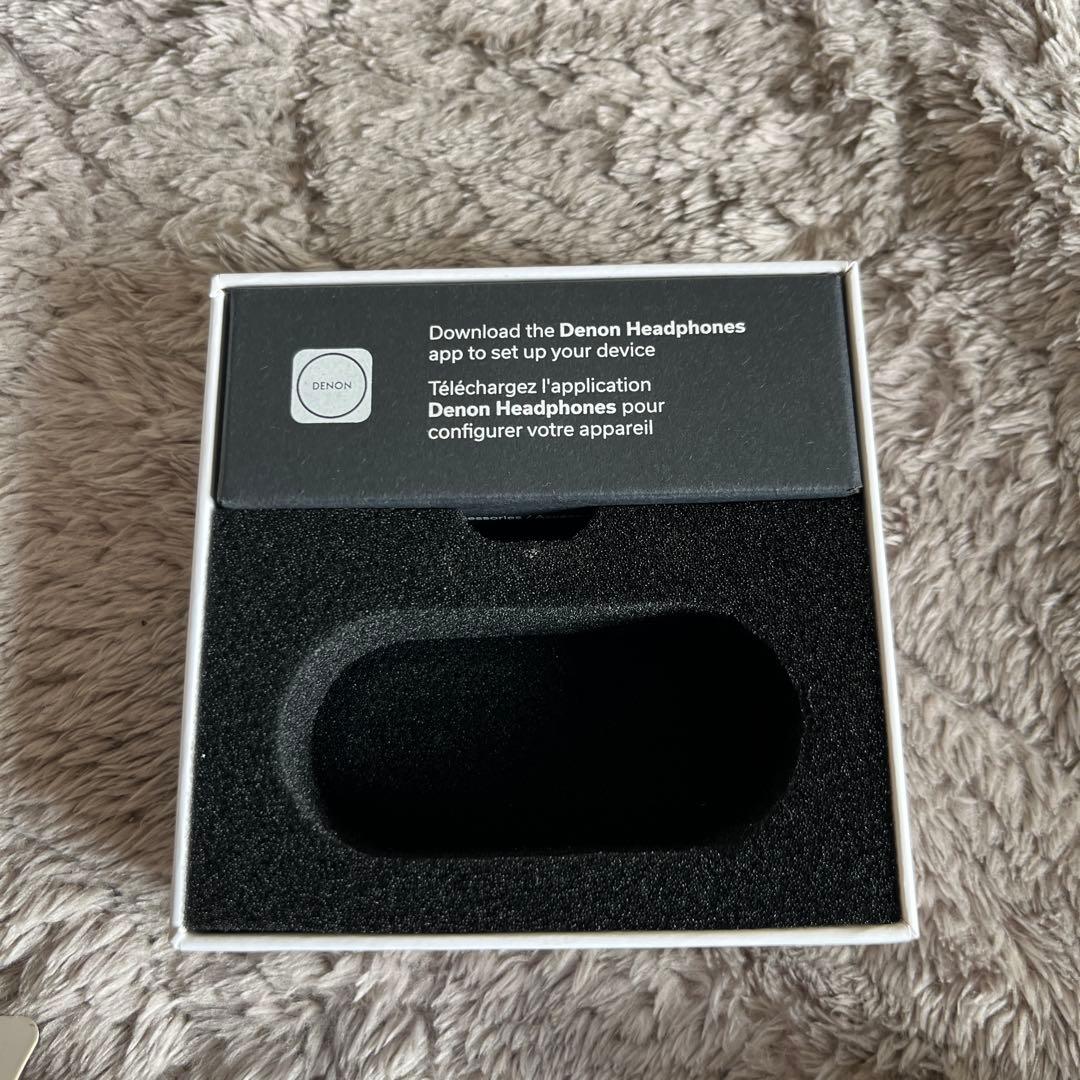 DENON PerL ワイヤレスイヤホン ブラック 充電ケース付　片耳のみ(右)