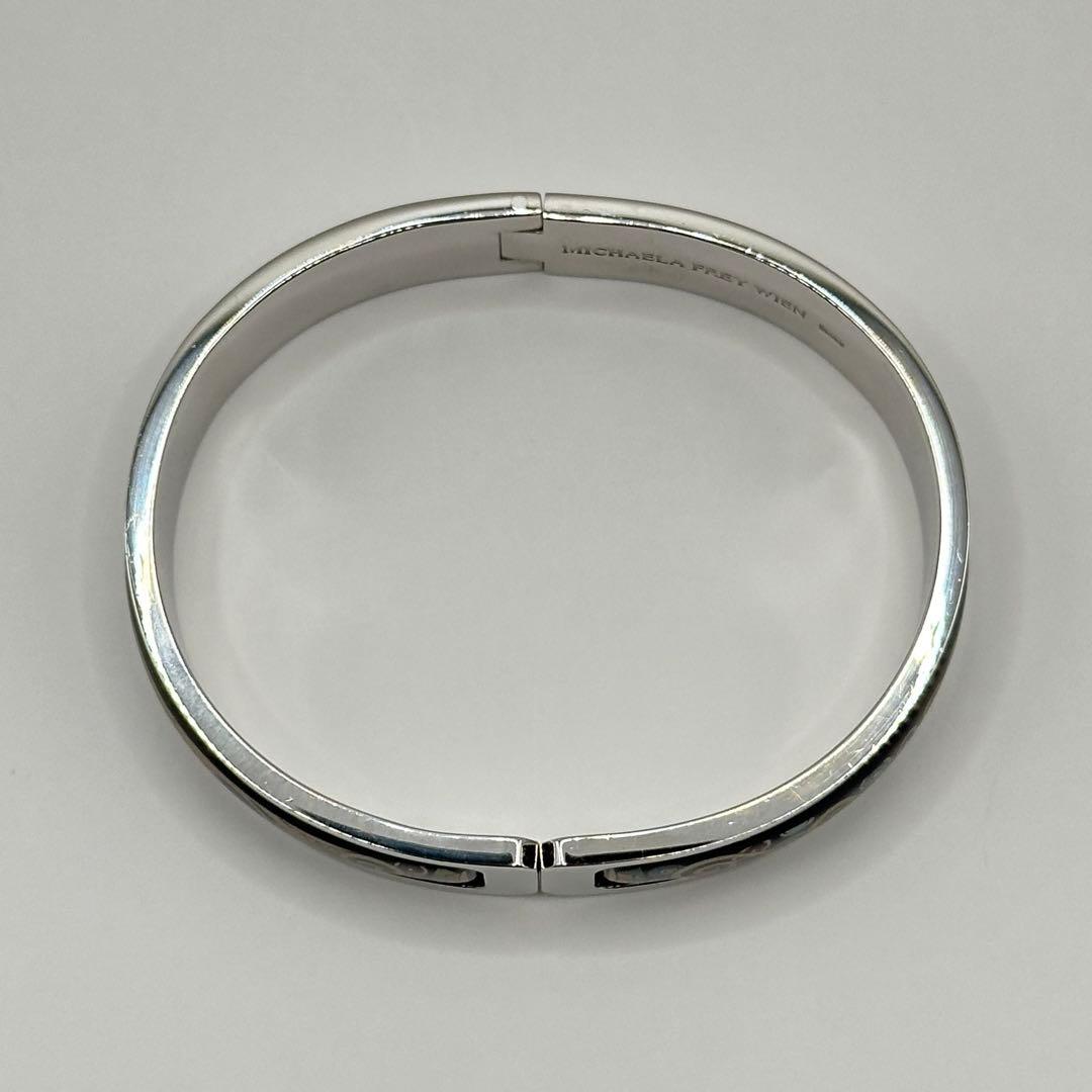 【美品】ミカエラフレイ バングル シルバーカラー