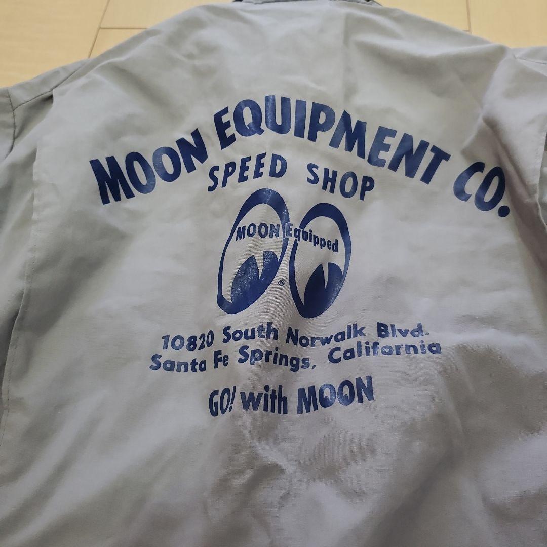 Moon Equipment Co. グレーオーバーオール 半袖 つなぎ