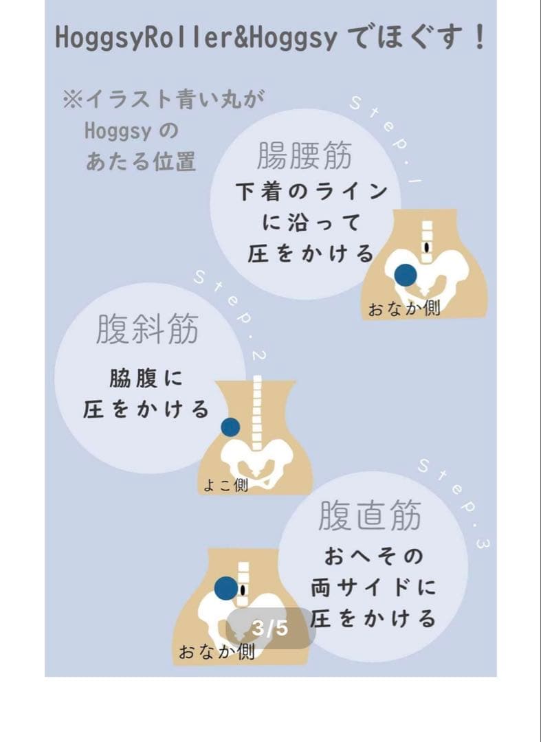 ⭐︎ユミコアボディー⭐︎ホグッシーローラー＆ホグッシーボール