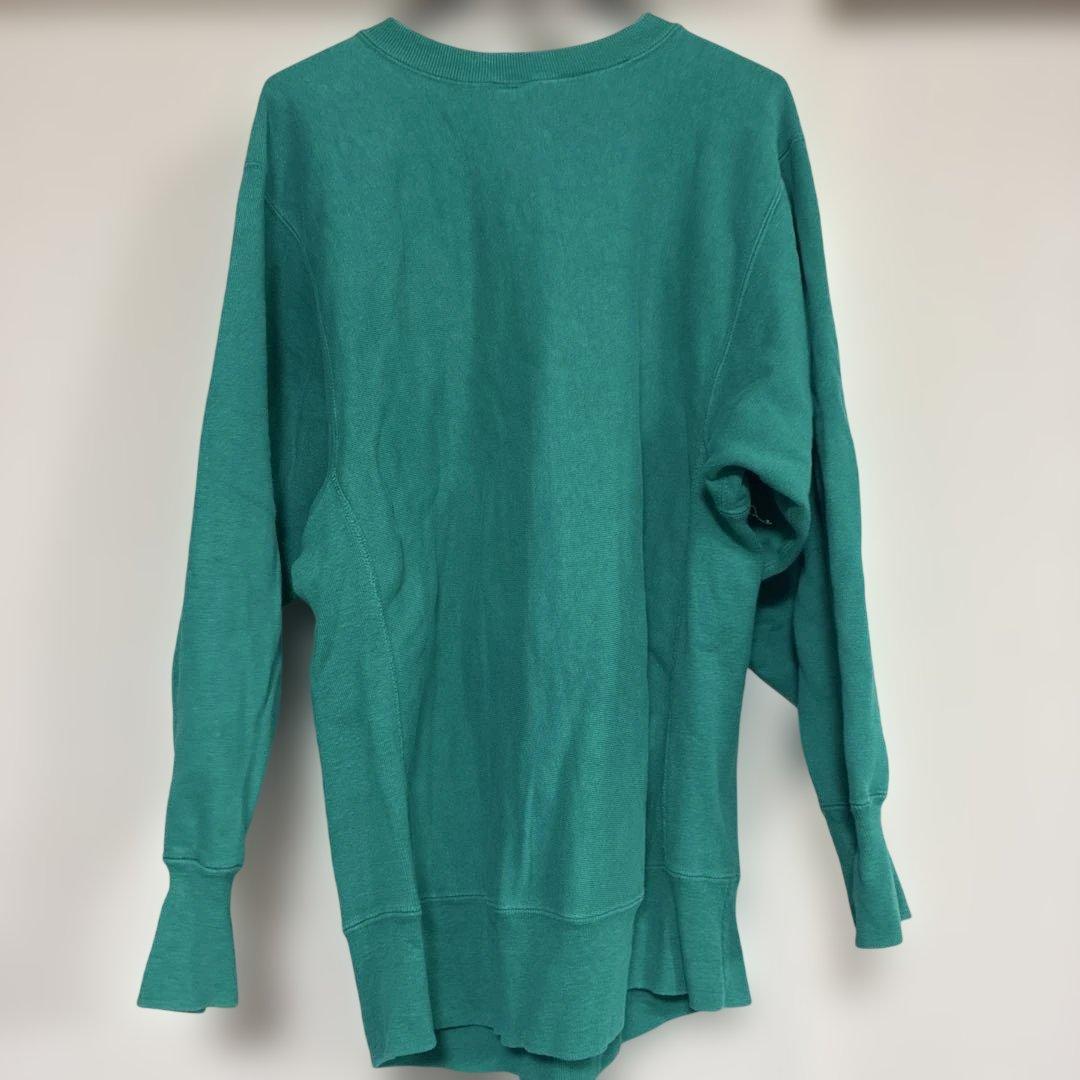 champion リバースウィーブ エメラルド　90s USA製　青目