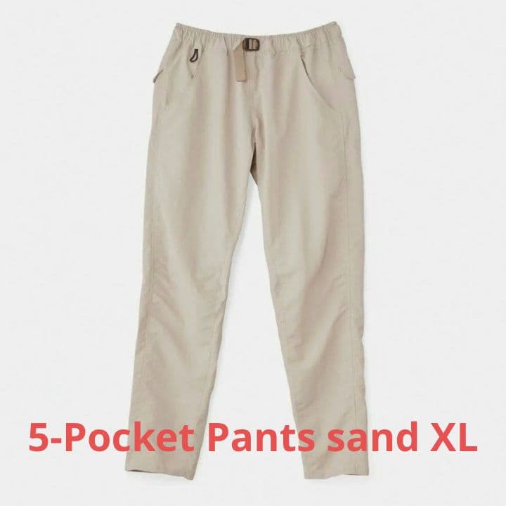 山と道　5-Pocket Pants sand XL