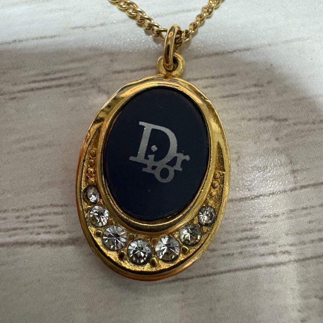 Dior ディオール ロゴ ヴィンテージ ネックレス