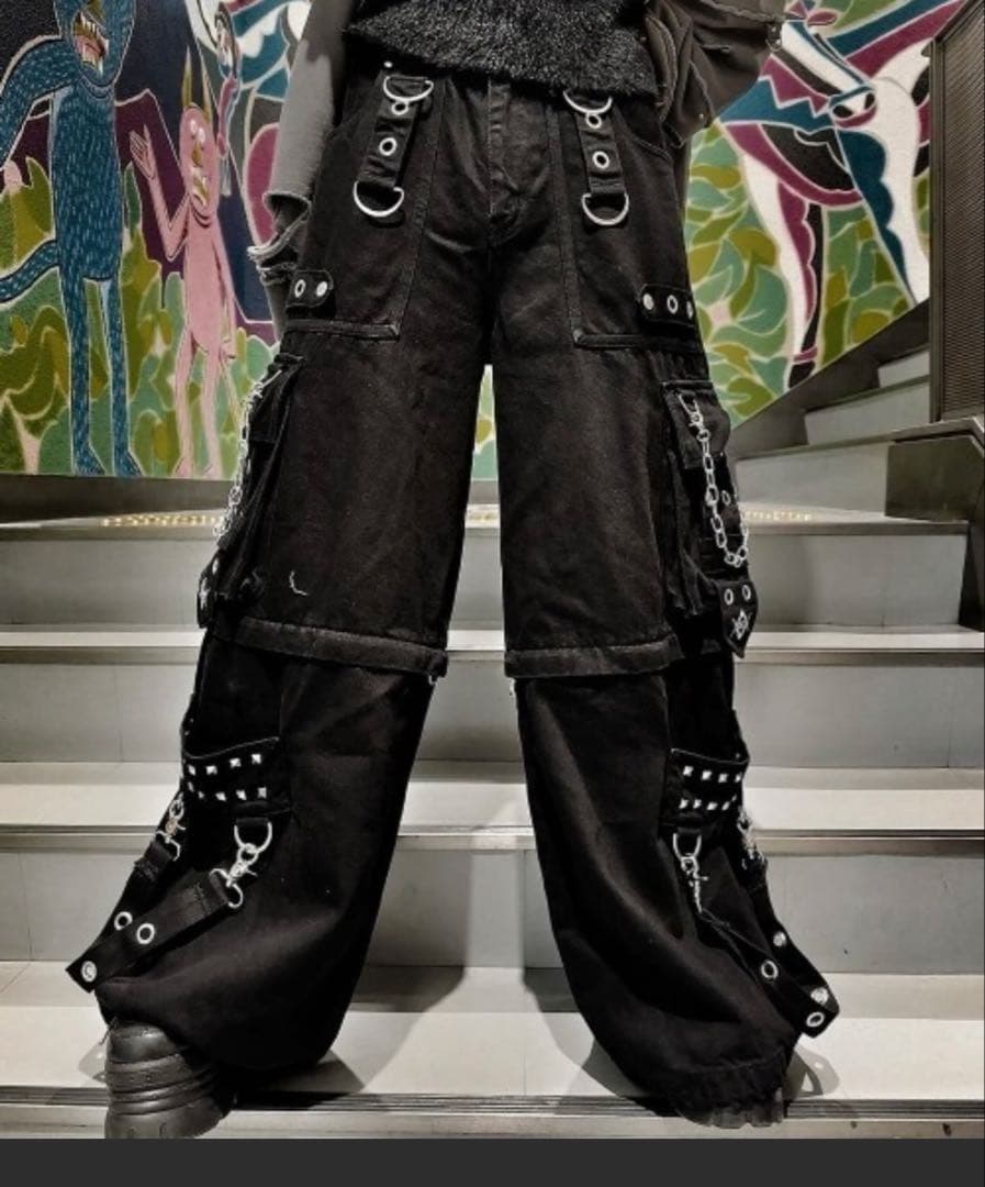 『REFLEM/レフレム』2WAYワイドデニムカーゴパンツ