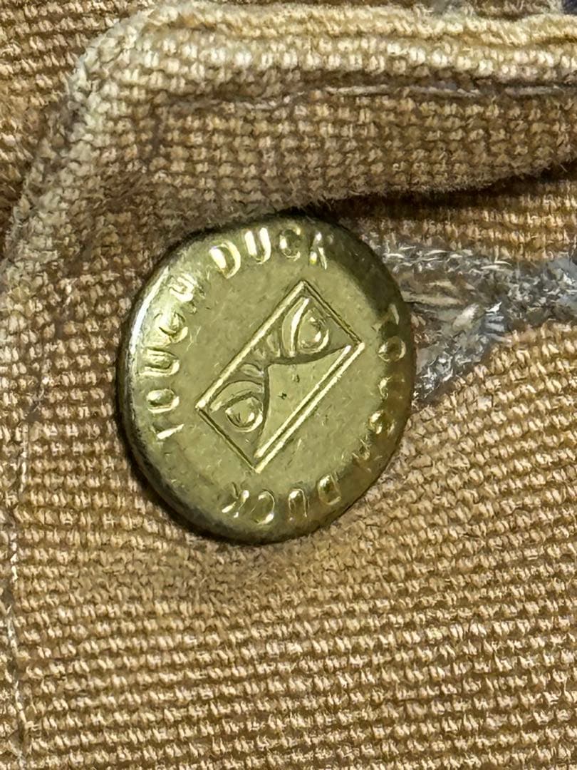 80s　タフダック　usa カバーオール　裏地ブランケット　サンフェード