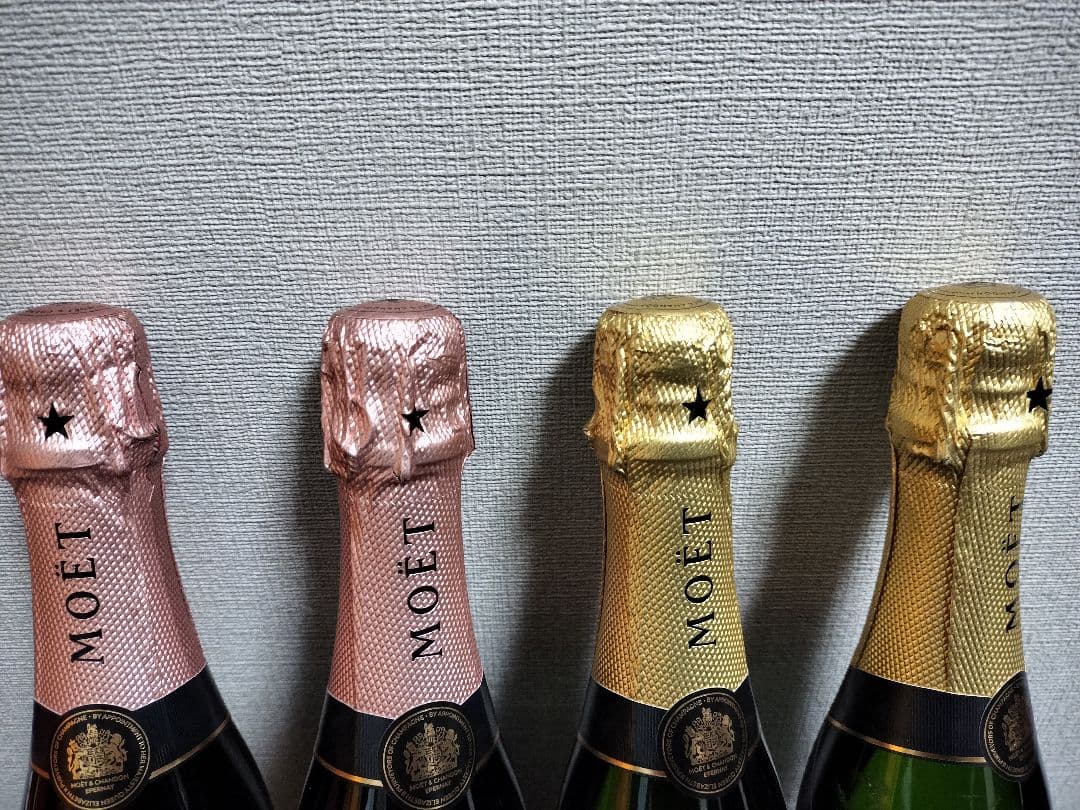 モエ・シャンドン　モエ・シャンドン　ロゼ　ハーフボトル４本セット