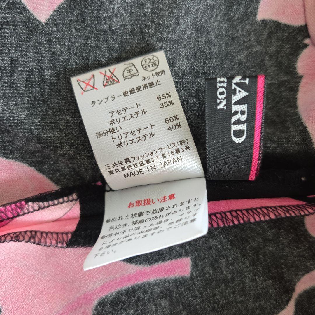 Leonard　カンカン 長袖ワンピース 40サイズ美品　クリスマス特価！！