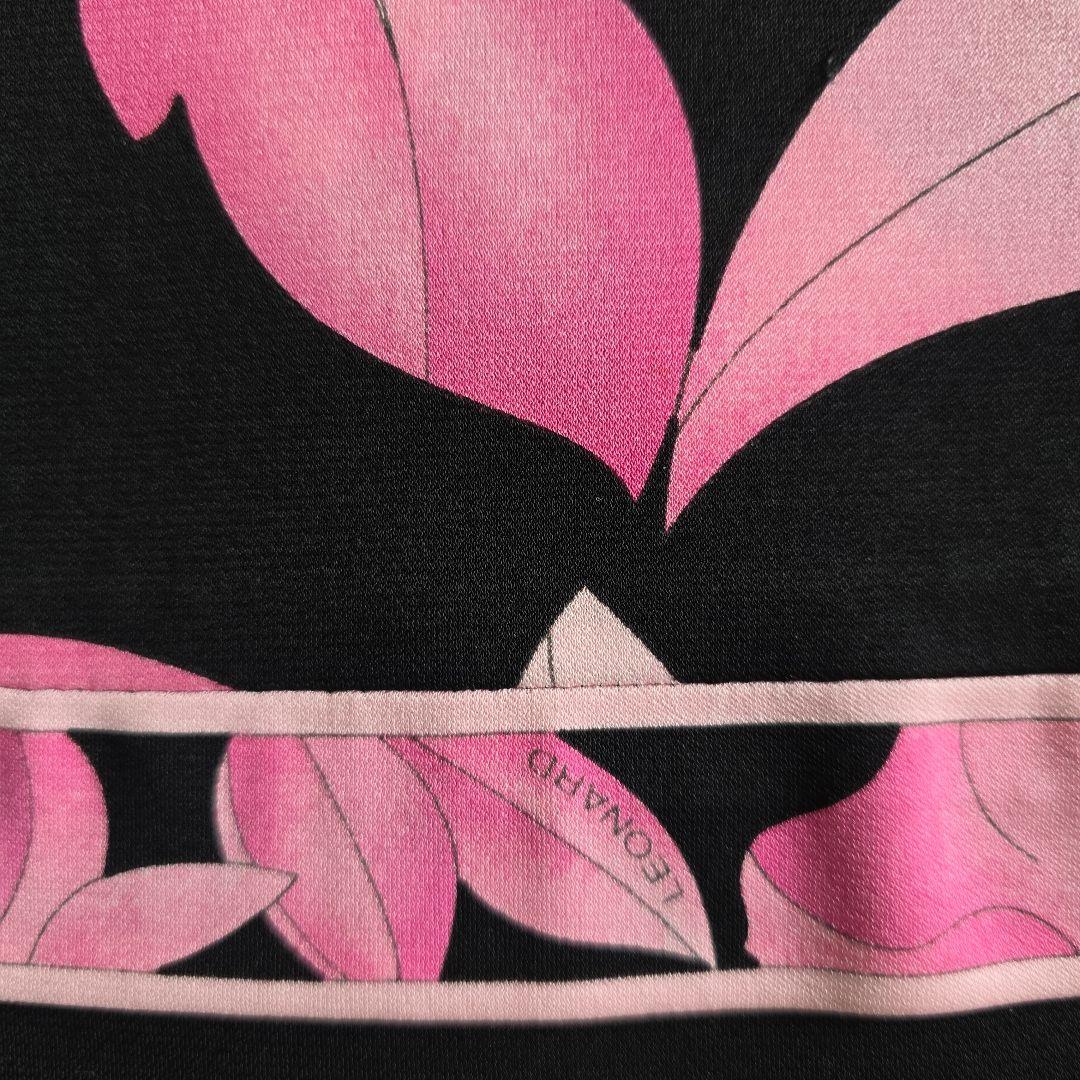 Leonard　カンカン 長袖ワンピース 40サイズ美品　クリスマス特価！！