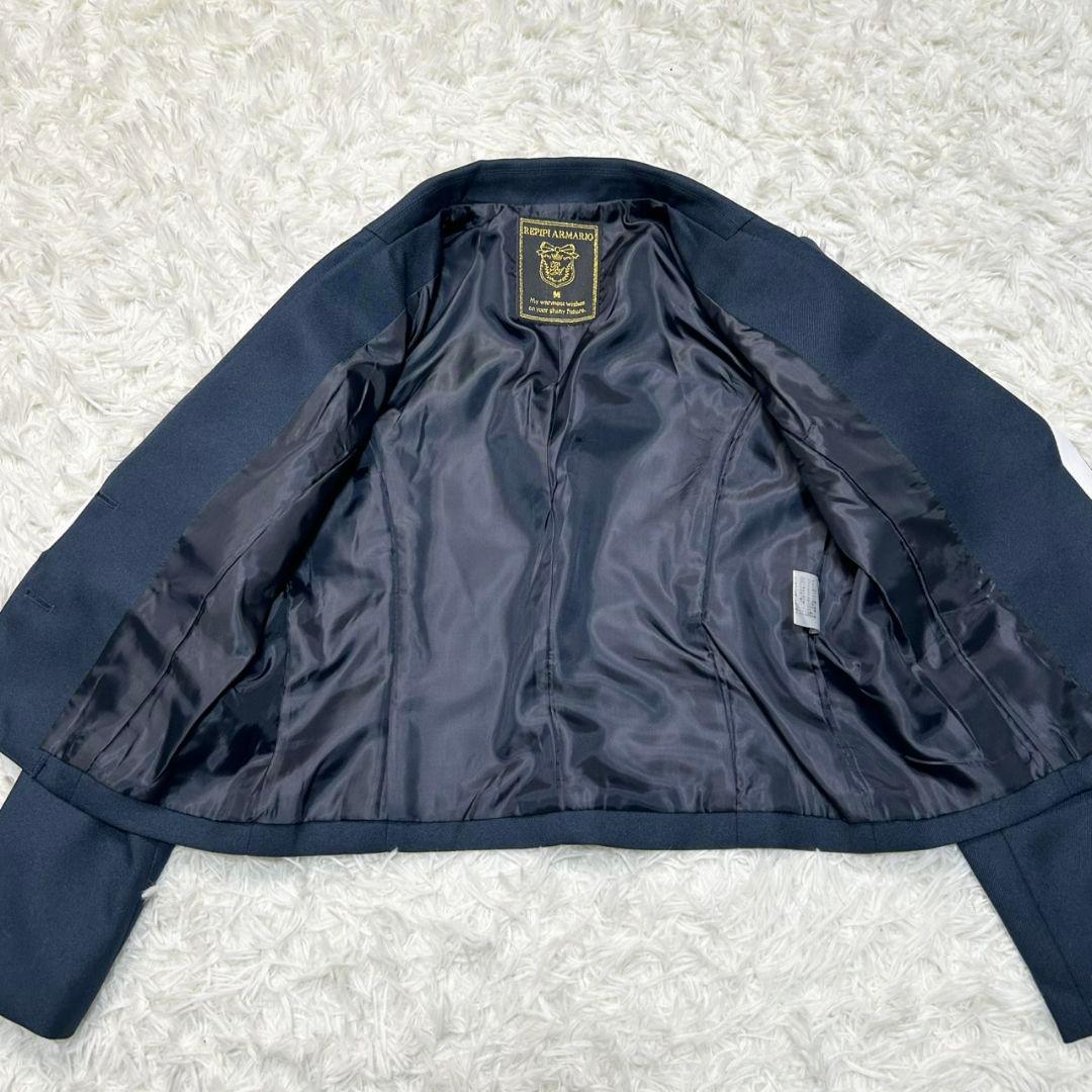 【美品】レピピアルマリオ フォーマル スーツ キッズ 160 卒服 紺ブレ