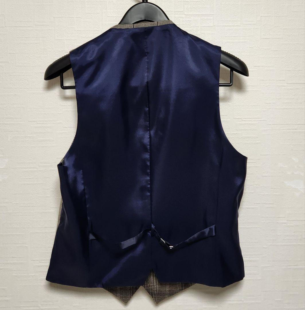 スーツセレクト　×　マルゾット　メンズ　スーツ　スリーピース　リバーシブルベスト