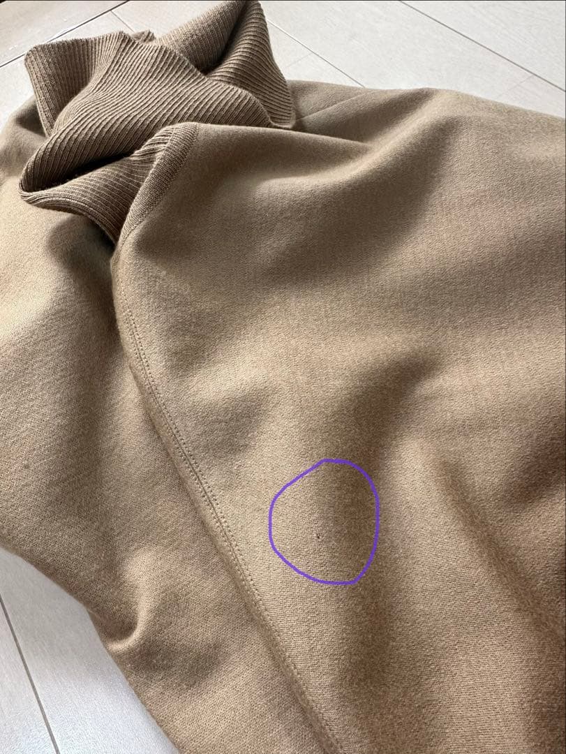 【訳あり品】 MaxMara ハイネックウールニットワンピース