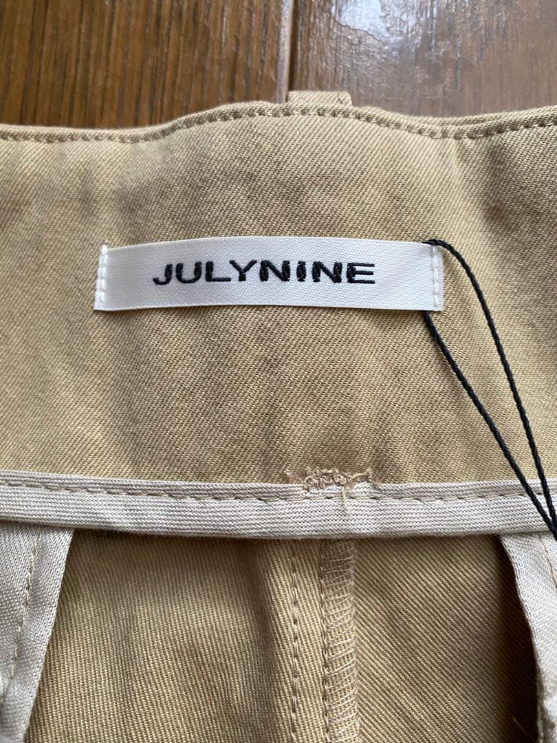 JULYNINEチノパン　ベージュ