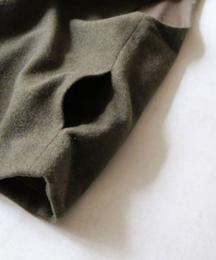 confect ウールモッサークルーネックベスト