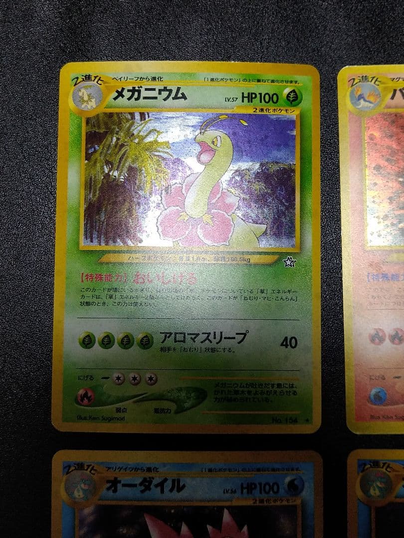 旧裏　ポケモンカード　10枚セット　メガニウム　オーダイル　バクフーン進化ライン