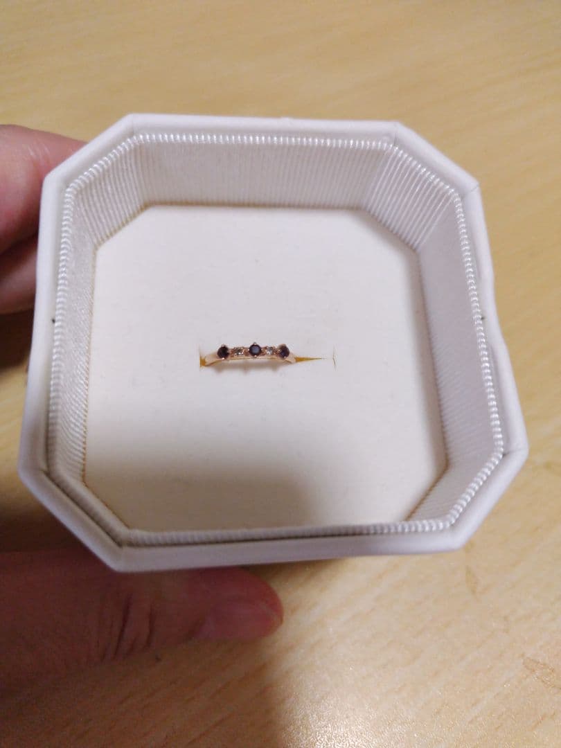 アメジスト ピンキーリング