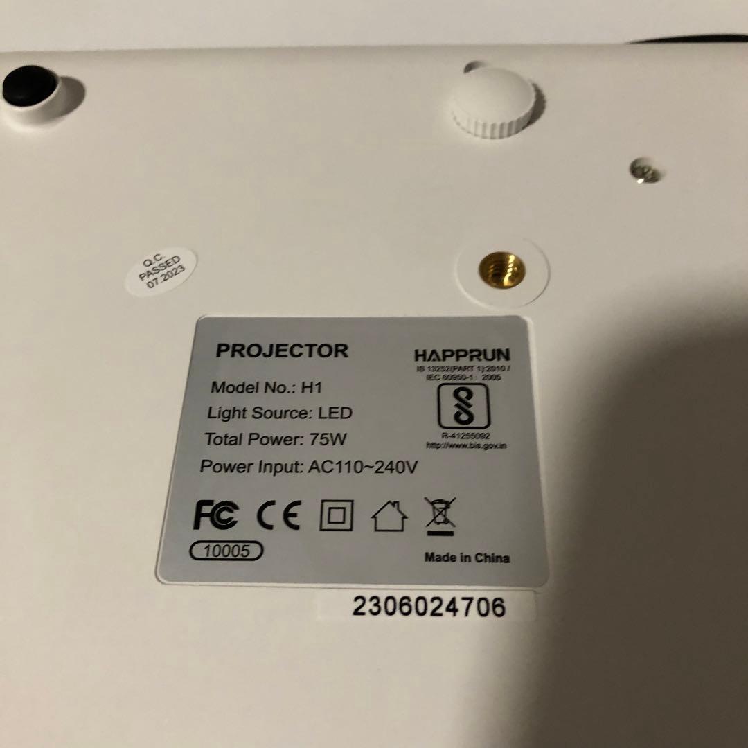 HAPPRUN 家庭用 プロジェクター 1080P 4K対応