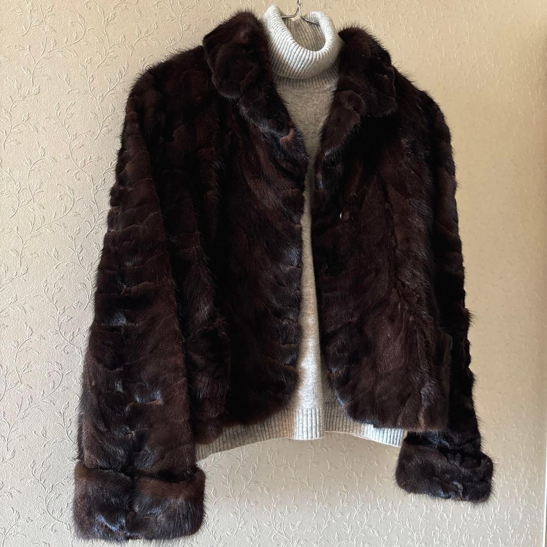 ◆BEATING HEART◆デンマーク製ミンク使用 ミンクファーショートコート