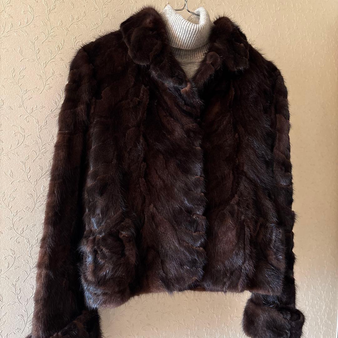 ◆BEATING HEART◆デンマーク製ミンク使用 ミンクファーショートコート