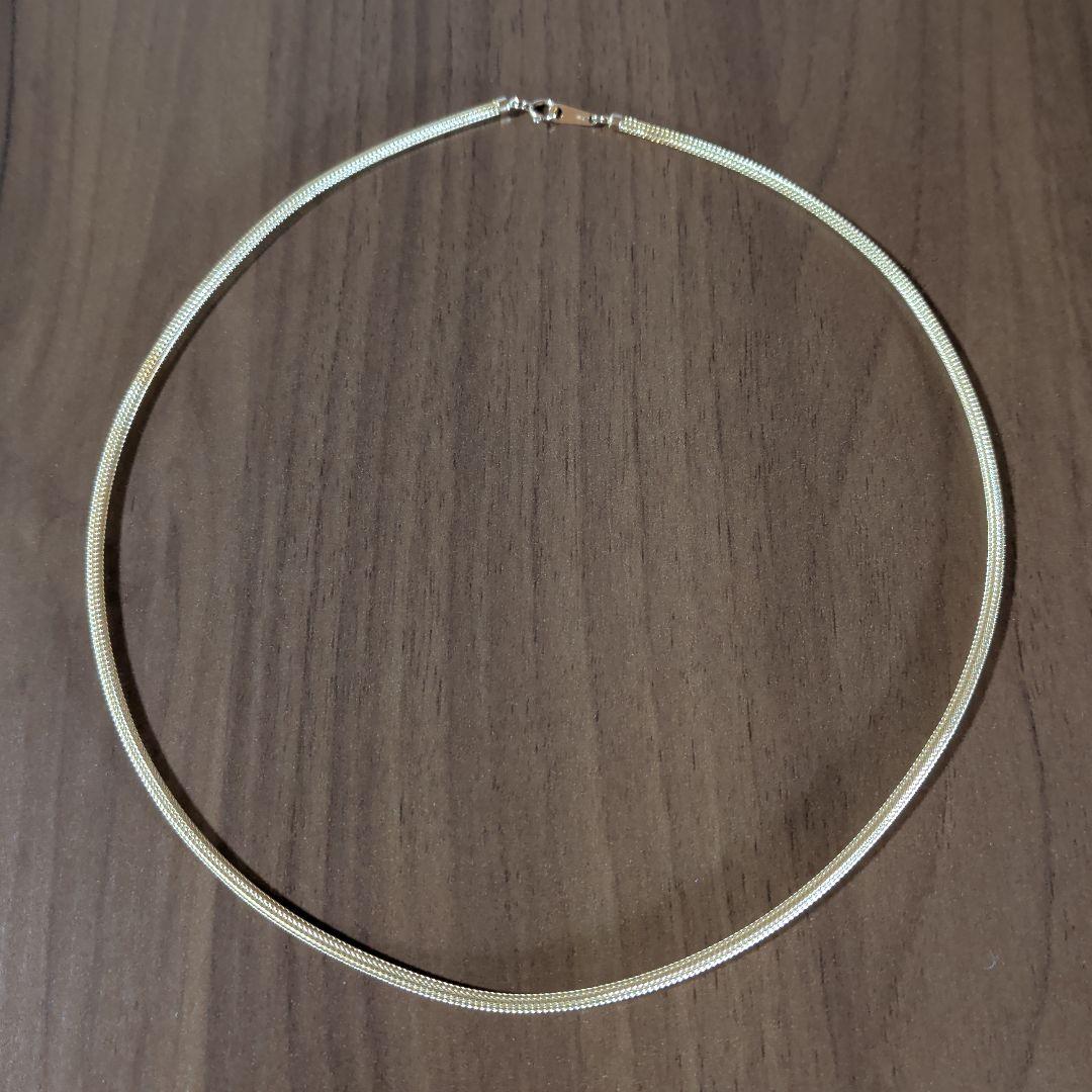 ネックレス　K18　YG　 編み込み　10.57g