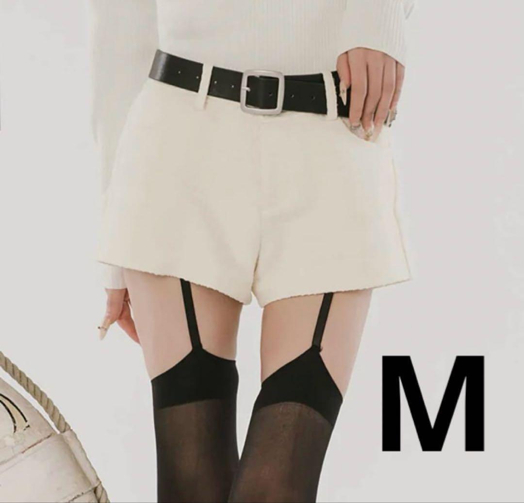 darich ダーリッチ ボンディングツイードショートパンツ ホワイト　m