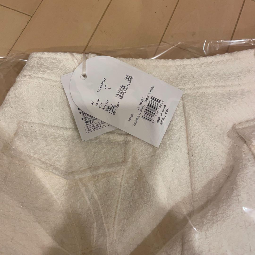 darich ダーリッチ ボンディングツイードショートパンツ ホワイト　m