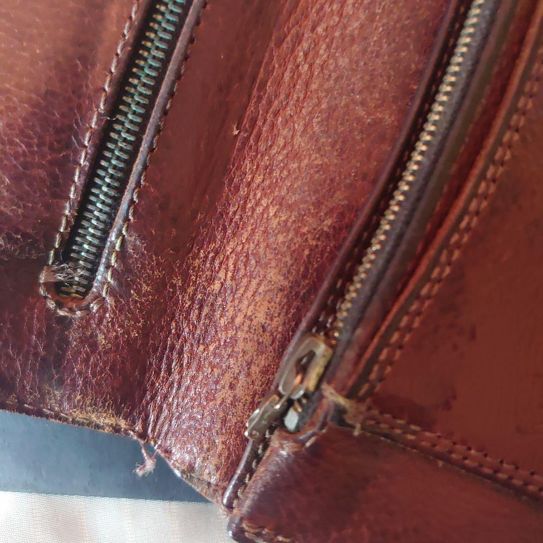 クロムハーツ　ウォレットチェーン　1Ball　ショート　2zip ダークブラウン