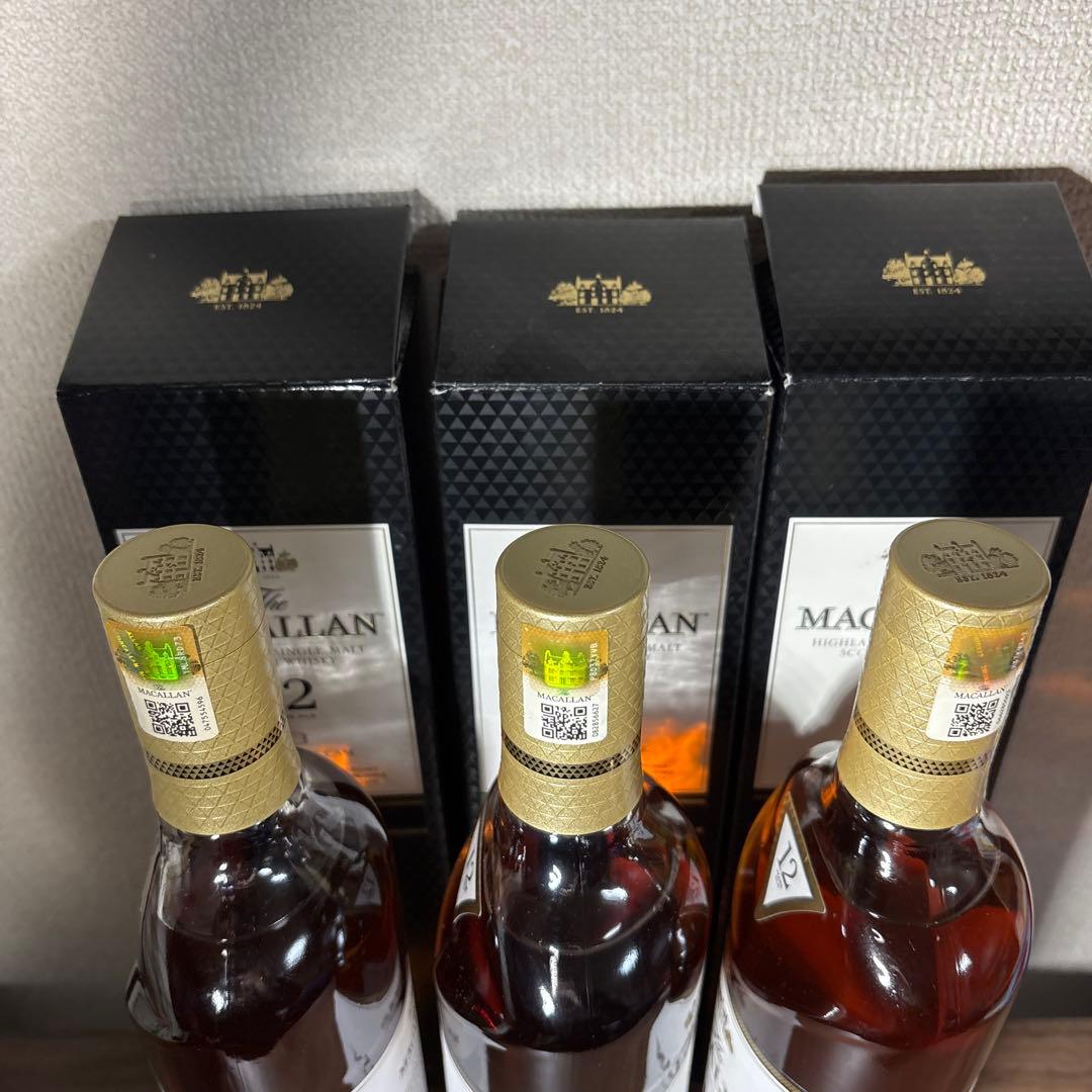 The Macallan 12年 シェリーオーク 3本セット