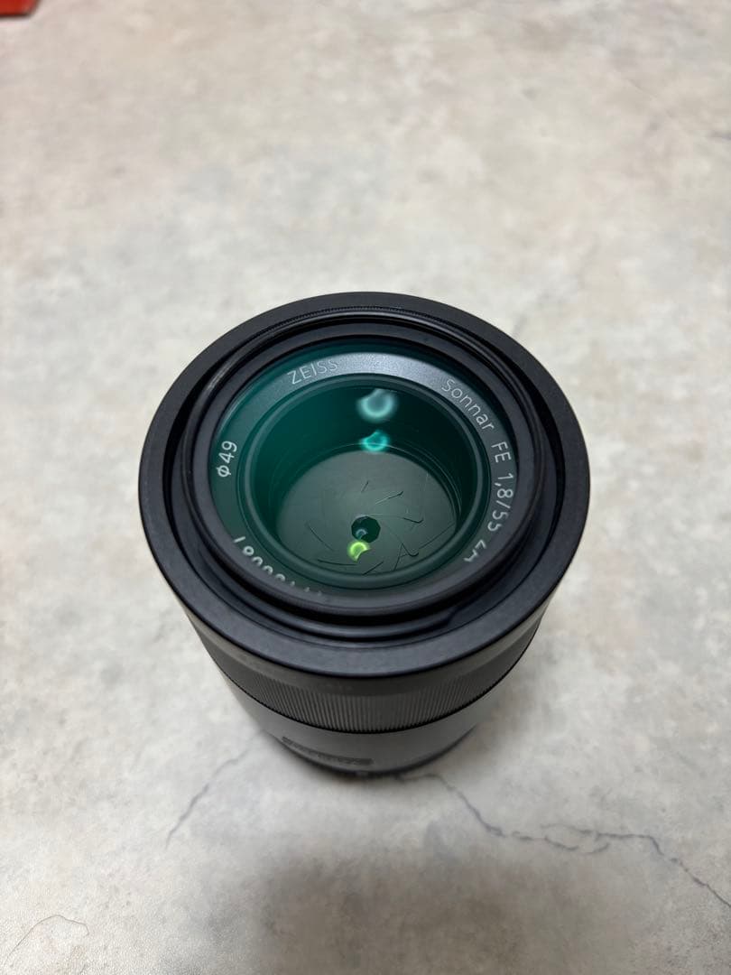 レンズZEISS SonnarT FE55mmF1.8ZA プロテクター付き
