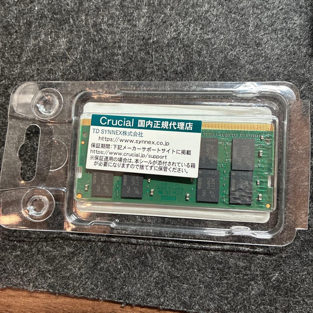 キ*ん様 Crucial 16GB DDR4-2400 SODIMM