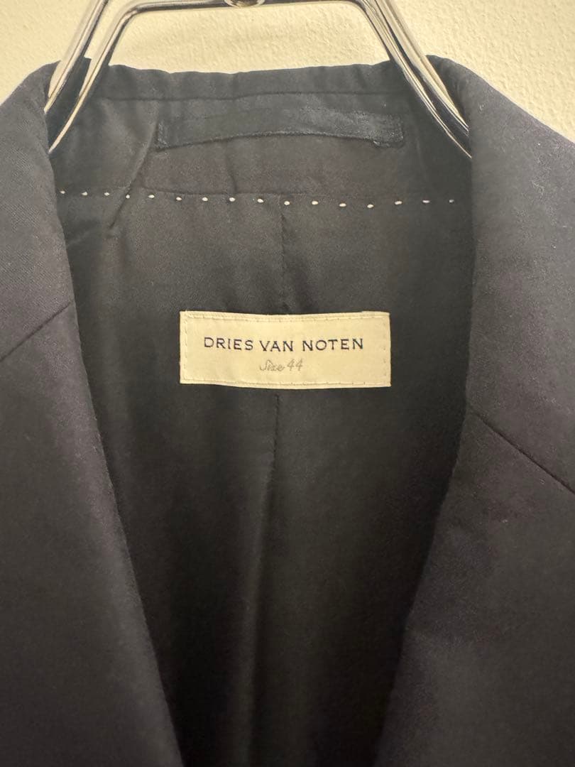 ドリスヴァンノッテン テーラードジャケット 紺 44