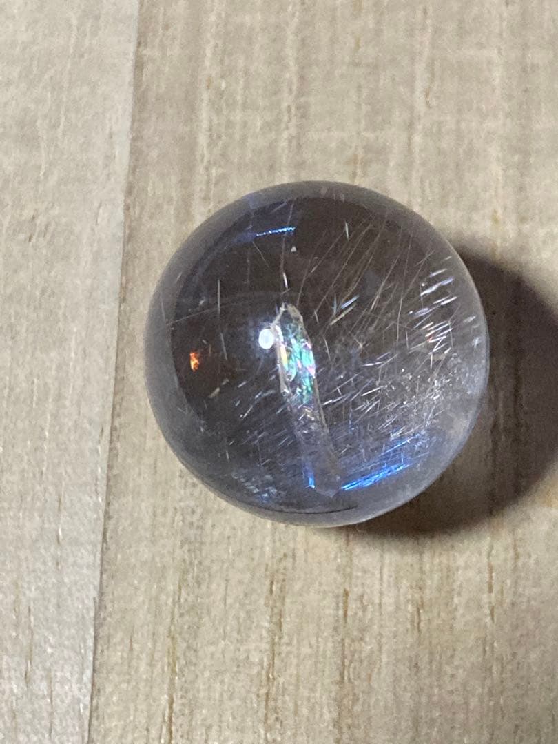 (Neco)希少価値の高いプラチナルチル貫入水晶