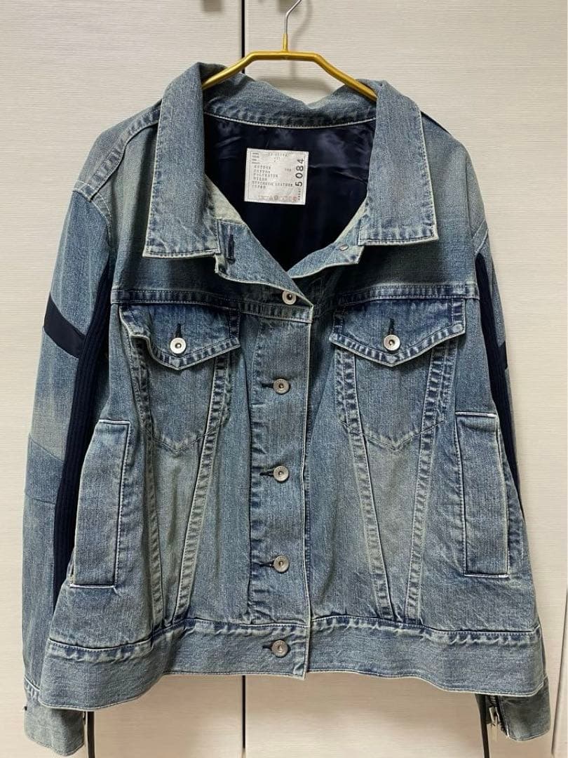sacai サカイ デニムジャケット Gジャン ベルト付