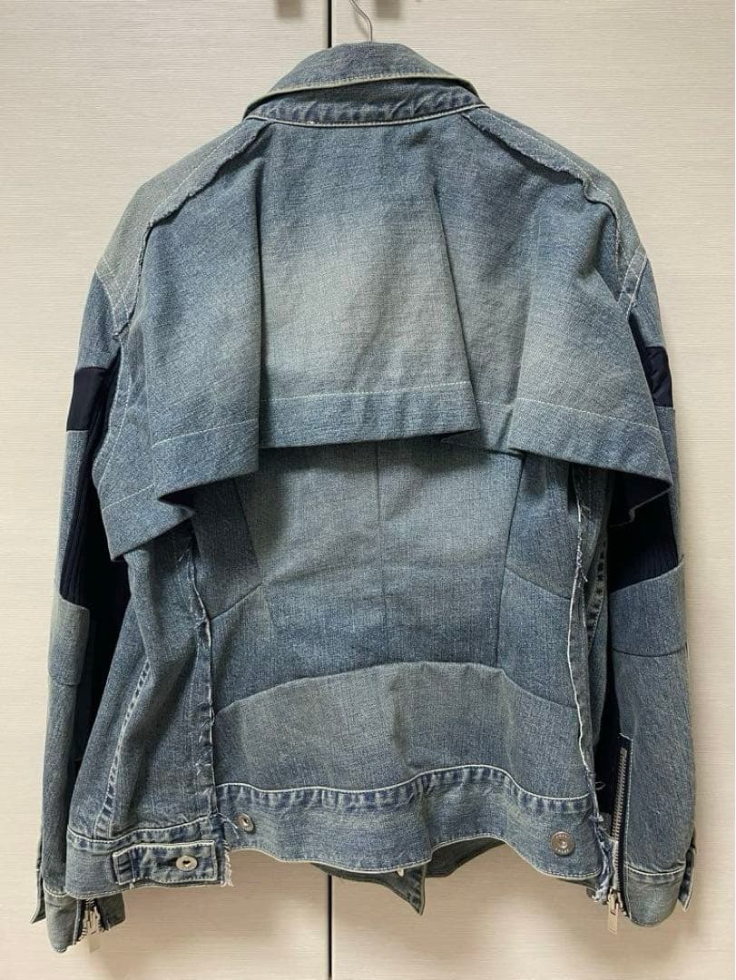 sacai サカイ デニムジャケット Gジャン ベルト付