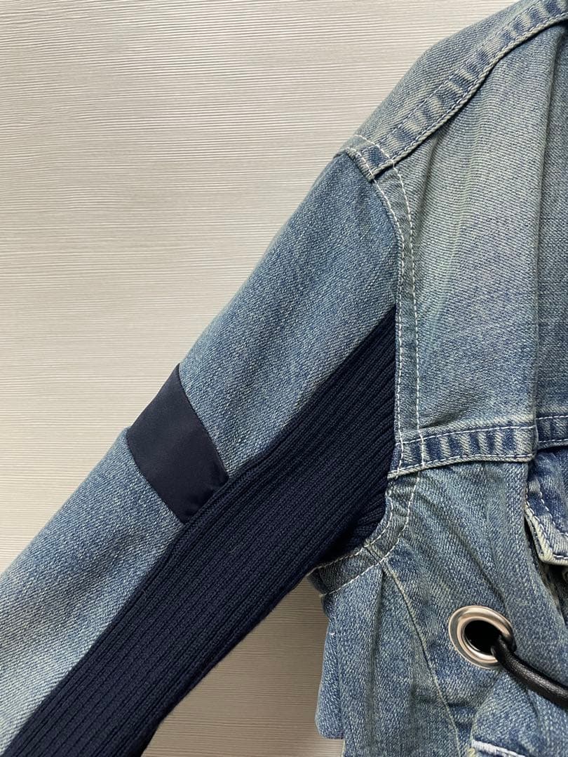 sacai サカイ デニムジャケット Gジャン ベルト付