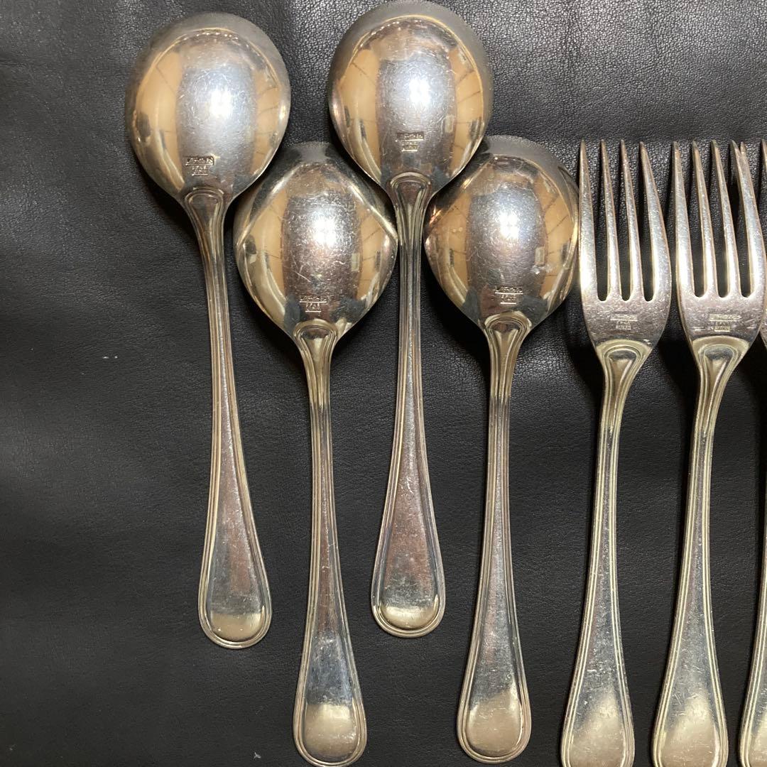 ノリタケEPNS(銀メッキ)カトラリー ナイフ＆フォーク&スプーン　12本セット