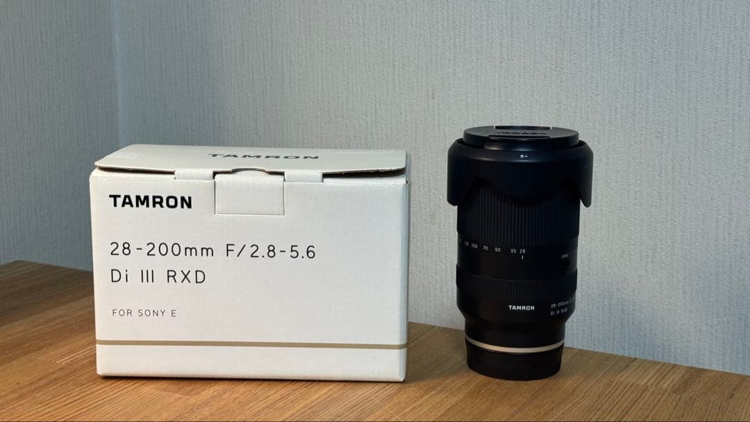 タムロン28-200mm F/2.8-5.6 Di III RXD eマウント