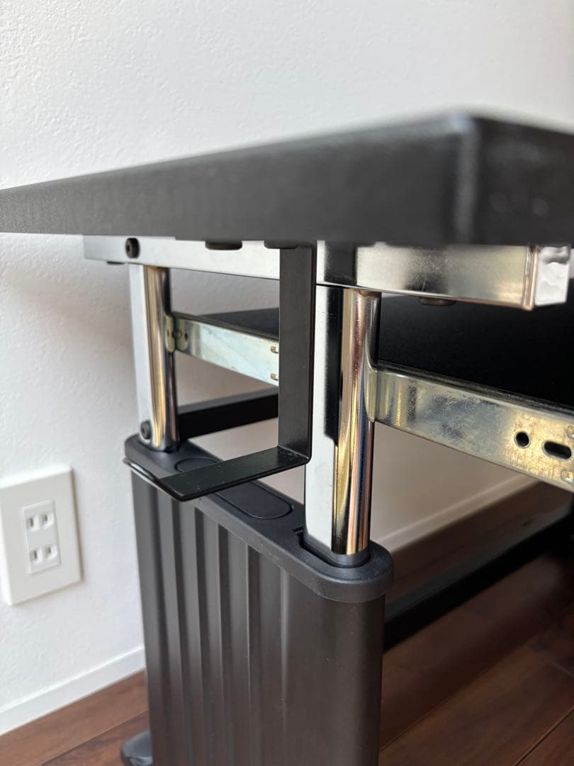 CYBER-GROUND ゲーミングデスク ローデスク 幅90cm 昇降式