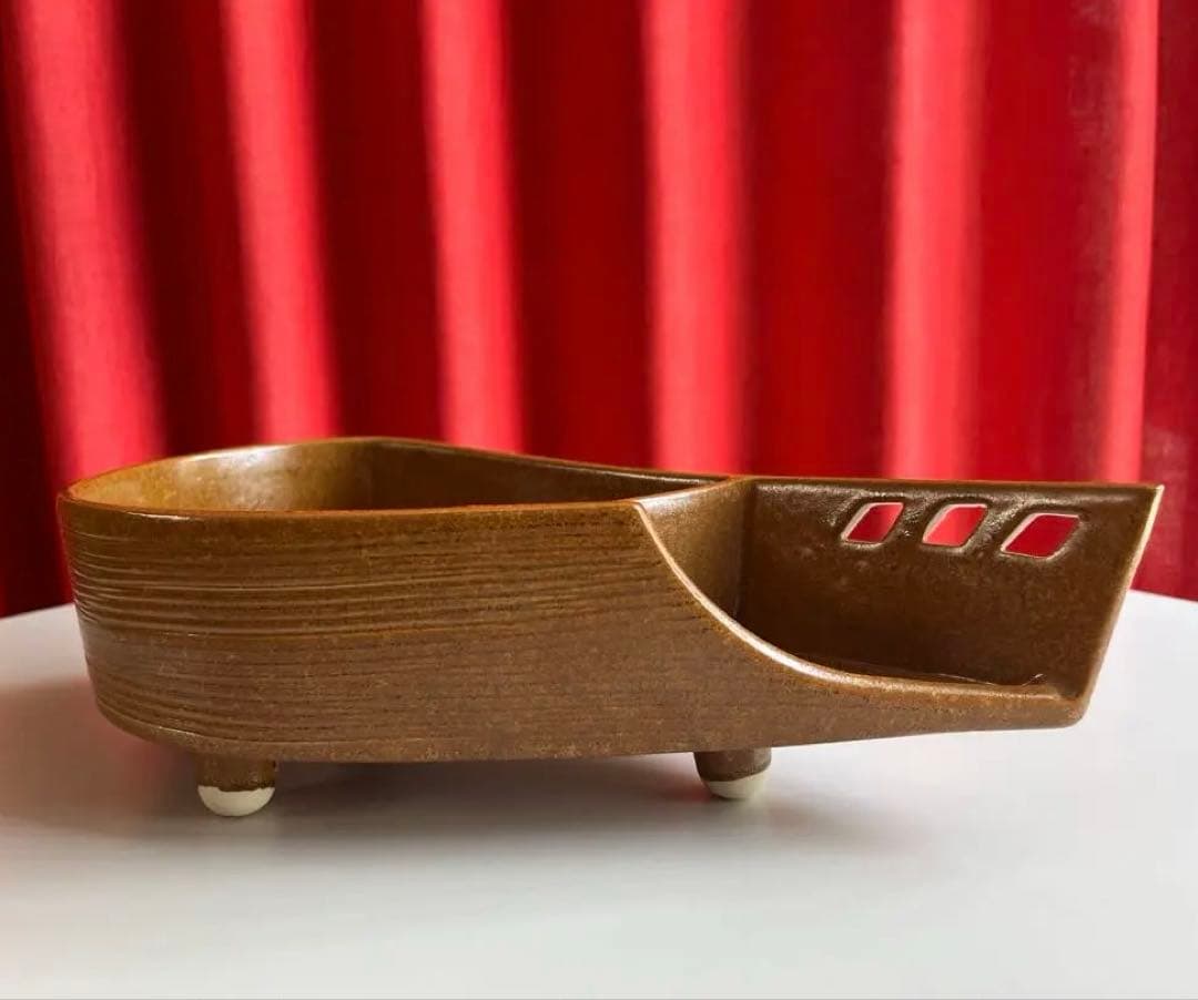 ◆ジャパニーズモダン◆ ヴィンテージ　陶器花器　3点 昭和レトロ　フラワーベース