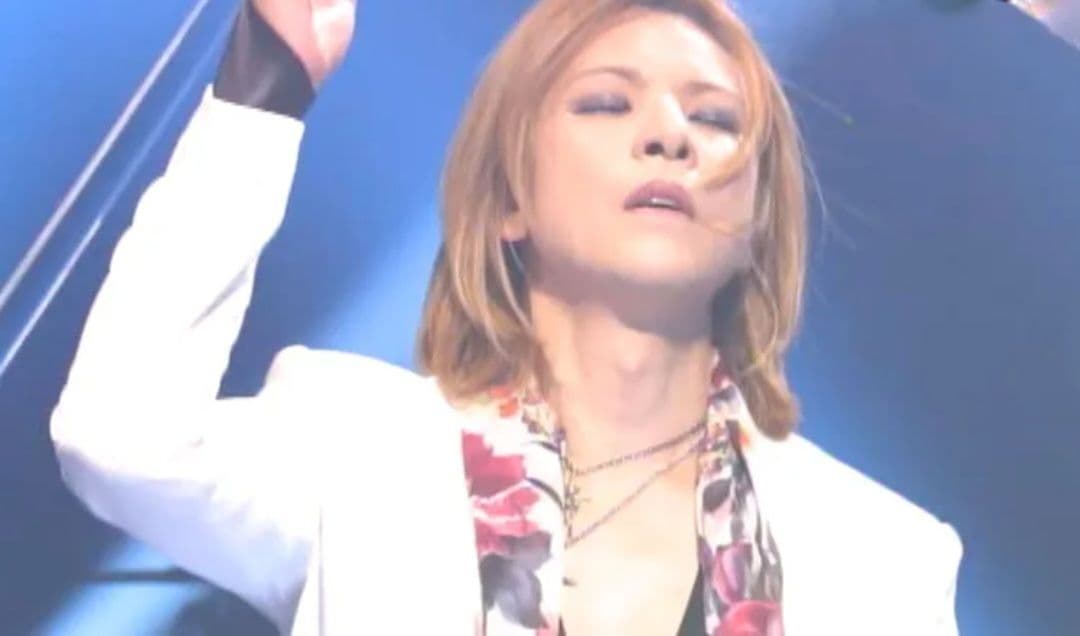 YOSHIKI CIVARIZE フラワー柄シフォンストール ホワイト×レッド