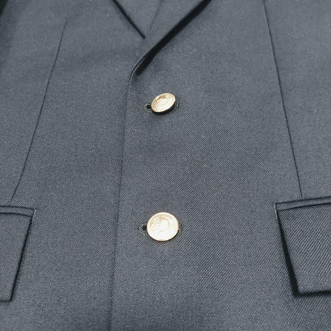 ほぼ未使用 極美品 ポロラルフローレン ウール100% 紺ブレ 金ボタン 2B