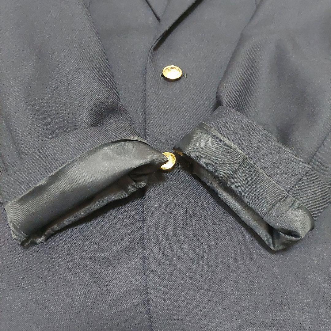 ほぼ未使用 極美品 ポロラルフローレン ウール100% 紺ブレ 金ボタン 2B