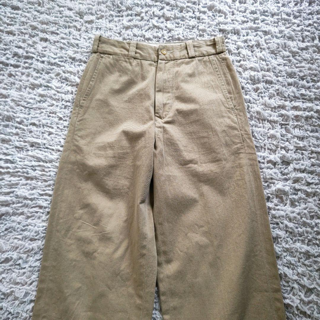 45R おこめチノのシャルロット　ワイドパンツ　ベージュ　サイズ1