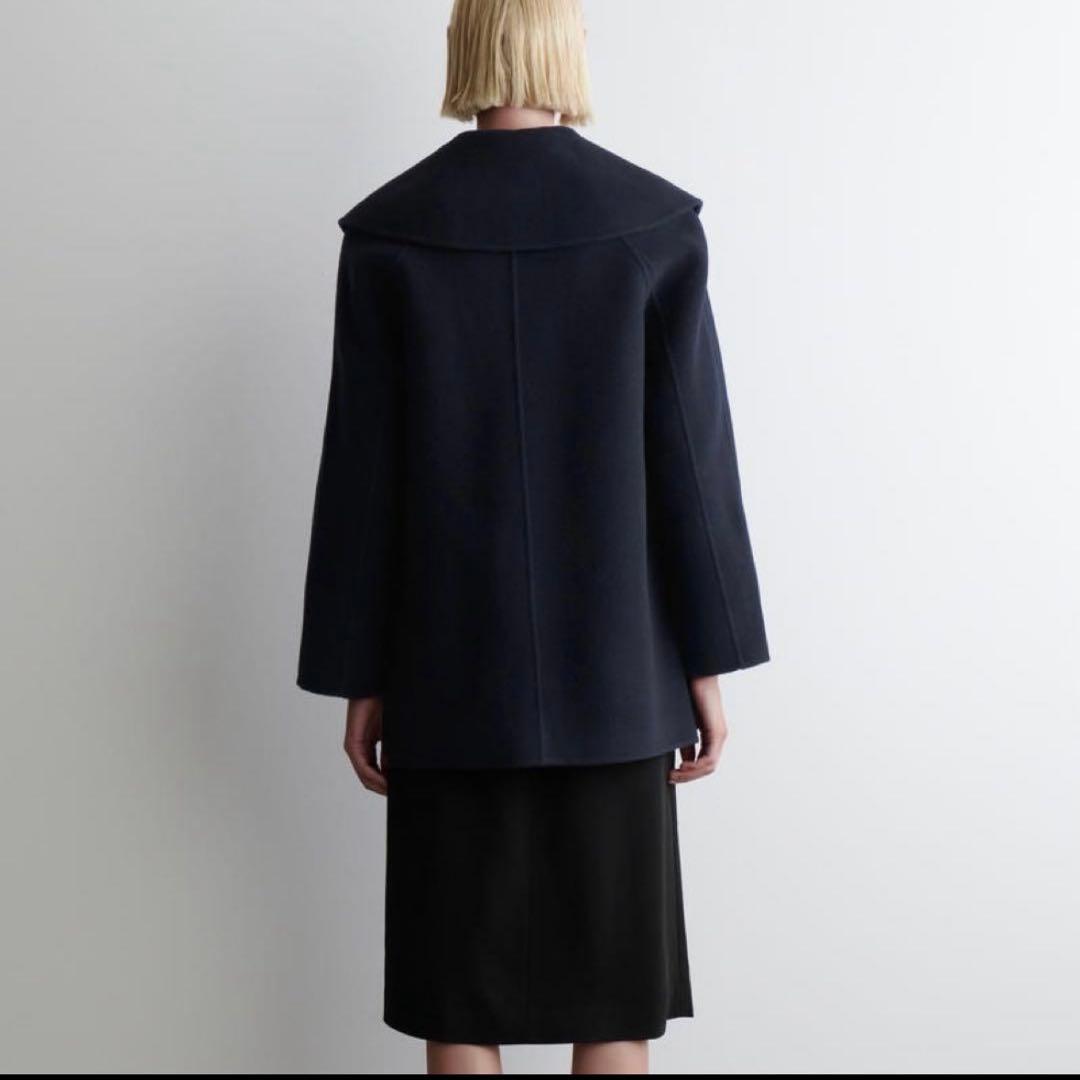 21日まで出品　COS 襟付きダブルフェイスウールジャケット　38