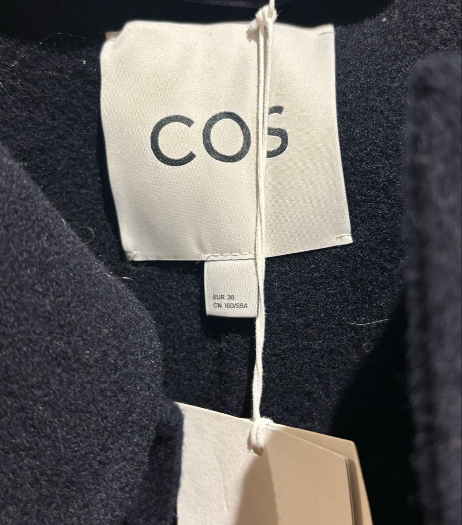 21日まで出品　COS 襟付きダブルフェイスウールジャケット　38